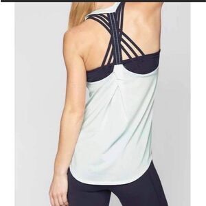 Athleta Incline Power of She Racerback breathable roomy Tank top